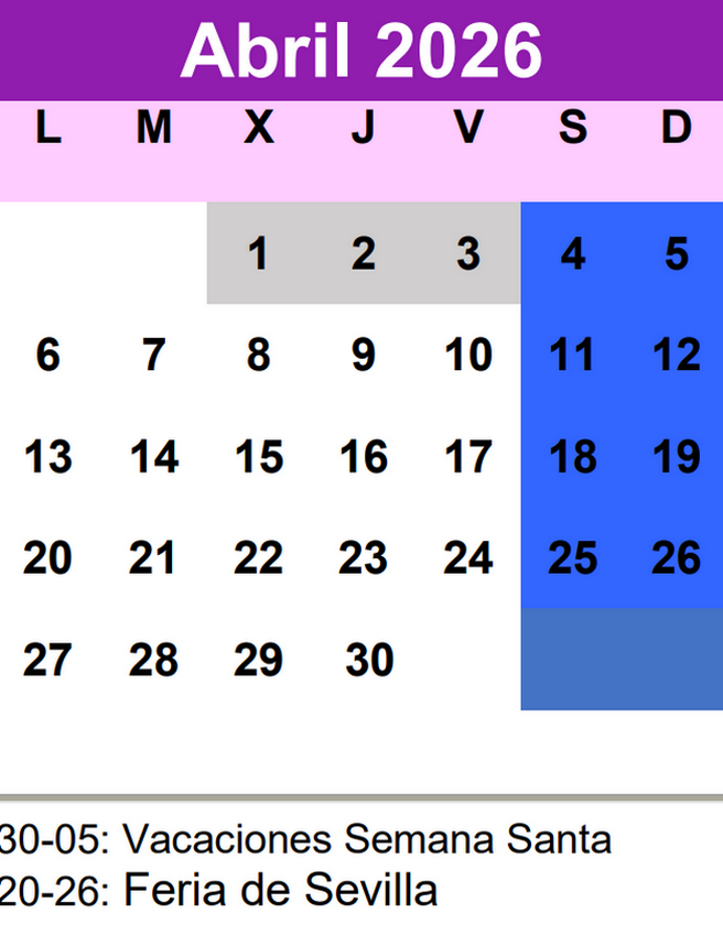 Calendario 042026