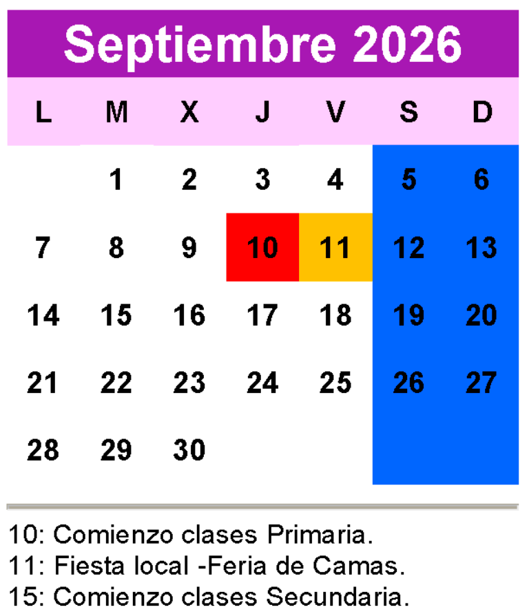 Calendario 092026