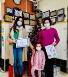 Valentina Lozano ganadora del concurso de la postal navideña de la revista digital-3